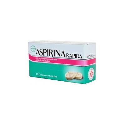 BAYER Aspirina rapida 500 mg Acido Acetilsalicilico 10 compresse masticabili